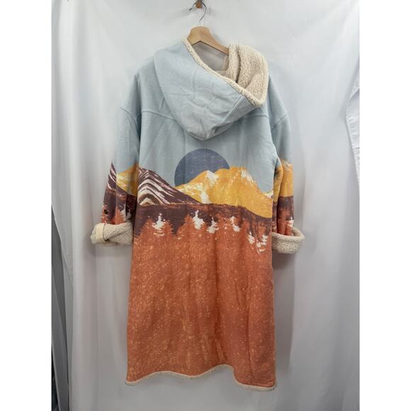 Free People Arcadia fleece landscape sweatshirt coat - Picture 7 of 7